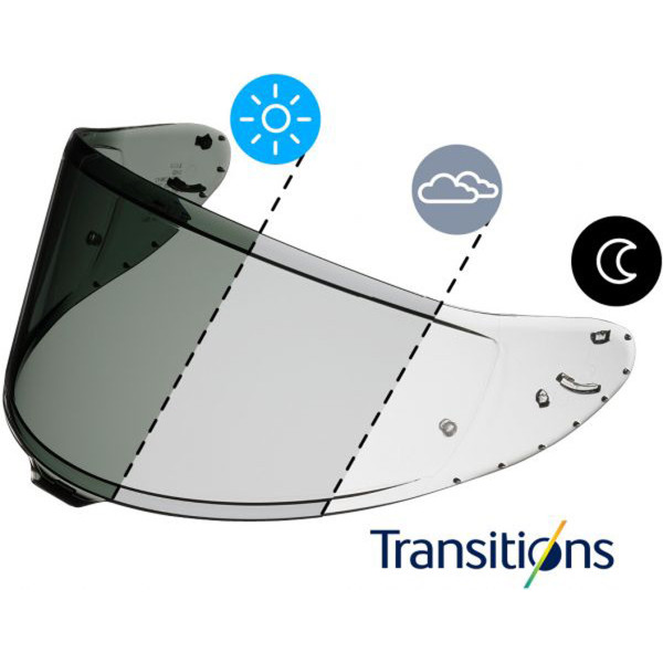 Shoei Shoei Visor CWR-F2PN Photochromic [NOT LEGAL FOR ROAD USE]